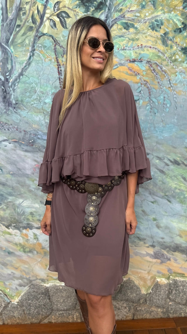 Vestido 2 em 1 Capa