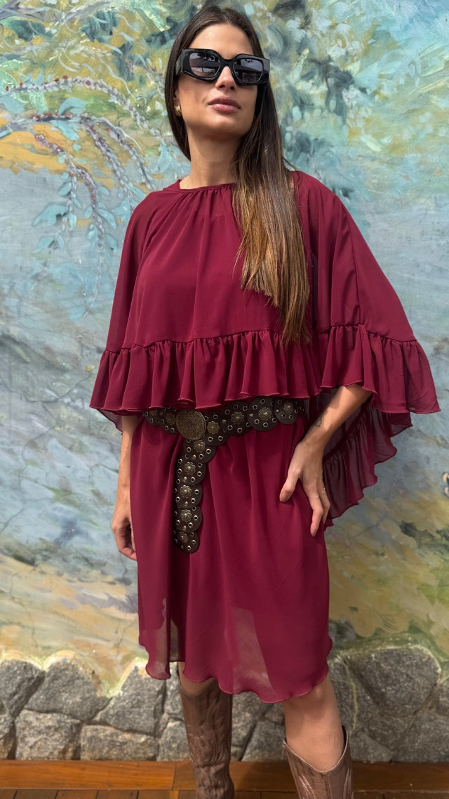 Vestido 2 em 1 Capa