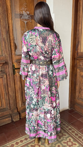 Vestido Boho Chic Seda