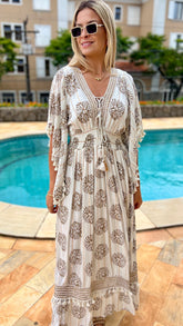 Vestido Boho Chic Zaya Off White