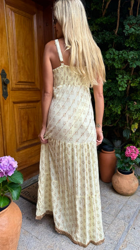 Vestido Boho Leona Butter Yellow