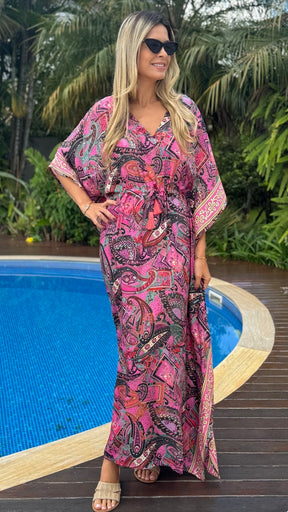 Vestido Boho Chic Clarisse Baby Pink