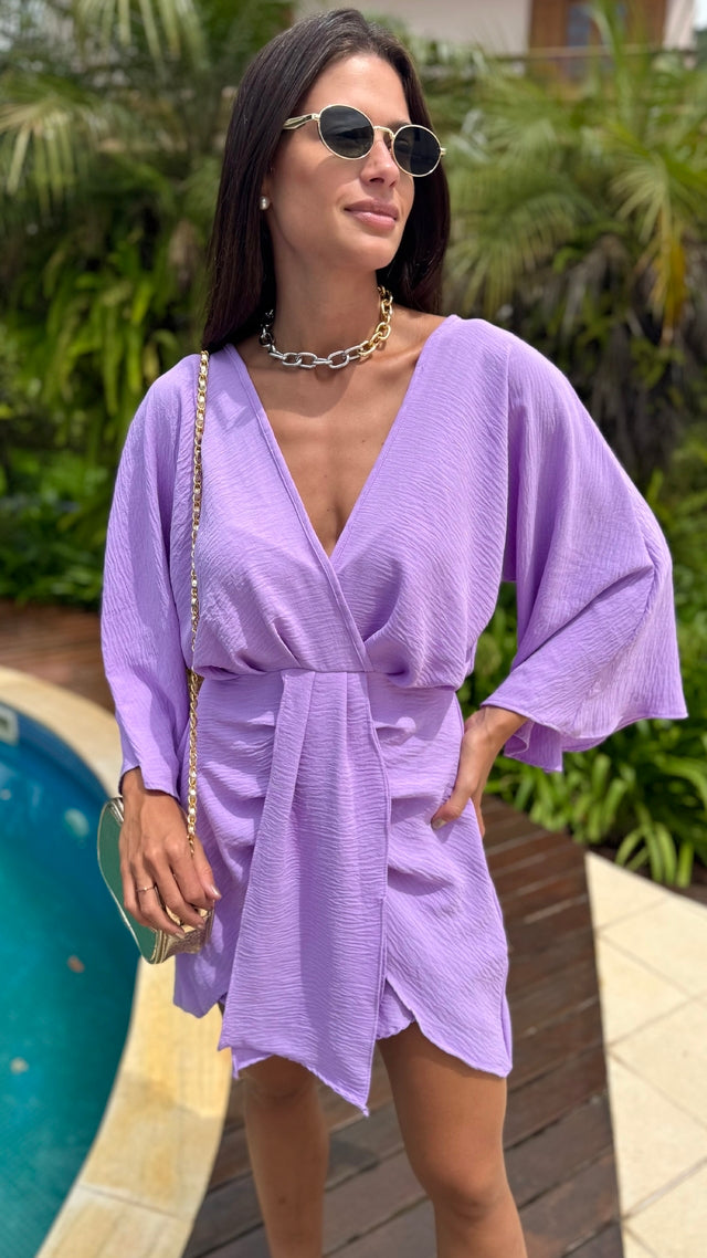 Vestido Maria Lilás