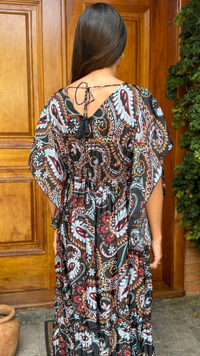 Vestido Seda Boho Georgia