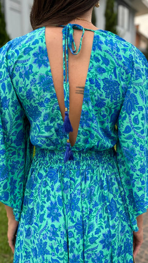 Vestido Seda Boho Talia